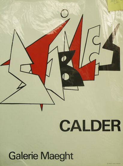 null Alexandre CALDER (1898-1976), d’après
Affiche d’exposition à la galerie Maeght,...