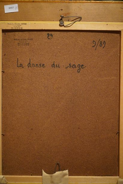 null Viviane DESPLATS dit Sissoudès (1942-2021)
La danse du sage
Huile sur panneau...