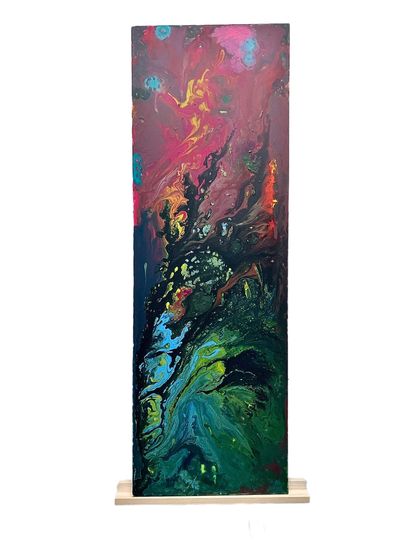 Skeul Eléphant, 2021. Puring. 115 x 40 cm.