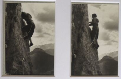 LENI RIEFENSTAHL (1902-2003) Leni Riefenstahl (1902-2003)
Dans les Dolomites
Autoportrait...