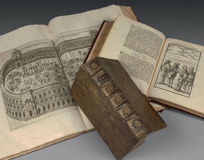 null TROIS VOLUMES: - PIERRE LEFÈVRE DE SAINT JURIEN. DE RE ATHLETICA LUDISQUE. 1595....