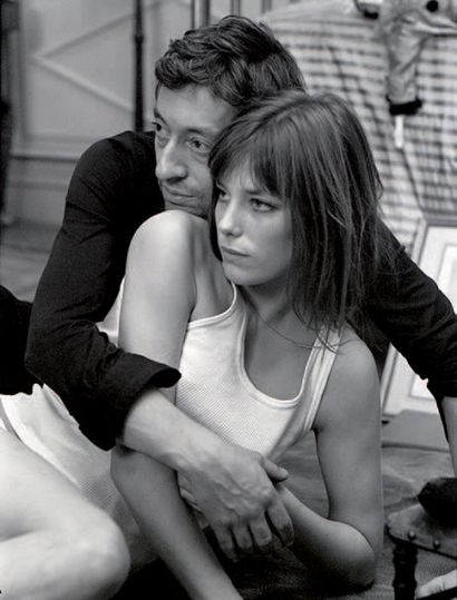 Roger PICARD (né en 1931) Serge Gainsbourg, Jane Birkin sur le tournage de "Tendress",...