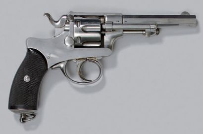 null *Revolver système Abadie de type 1878, simple et double action, canon octogonal...