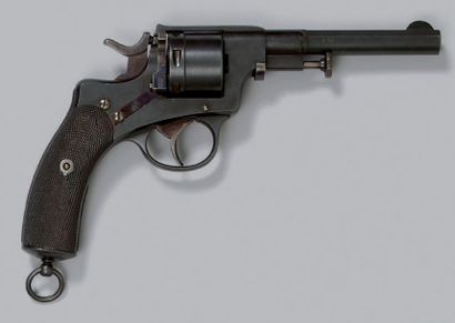 null * Revolver système Nagant modèle 1883, simple action, canon poinçonné: "E G...