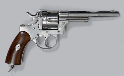 null *Rare revolver type Warnant d'essai, simple et double action, canon octogonal...