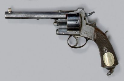 null * Rare revolver Le Page Moutier deuxième type 1866/1867, prix de tir, simple...