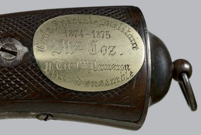 null * Rare revolver Le Page Moutier deuxième type 1866/1867, prix de tir, simple...