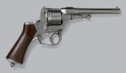 null *Revolver Perrin modèle 1859 premier type (portière longue), double action;...