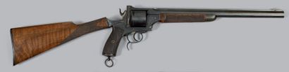 null *Carabine revolver système Counet par A. Francotte, à crosse démontable, simple...