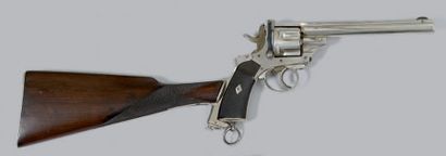 null * Revolver à crosse carabine démontable, système Counet, vendu par Bonnemain-Raveneau...