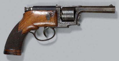 null * Revolver d'officier Dreyse-Kufahl modèle 1863, double action, percussion à...