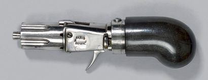 null * Revolver système Revol-Cycle A. Joubert en acier nickelé formant poignée de...