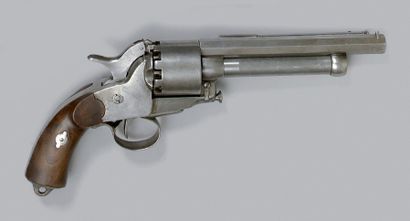 null * Revolver à percussion Le Mat modèle 1862/1865, canon octogonal signé sur le...