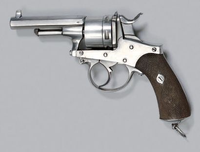 null * Revolver Chamelot Delvigne type 1872, simple et double action, canon octogonal...