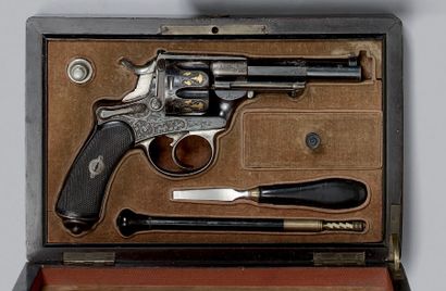 null * Revolver de type Chamelot Delvigne 1872/1874, fabriqué par Loron, simple et...