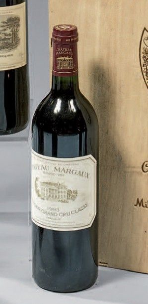 null 1 bouteille château MARGAUX, 1er grand cru classé, 1993.