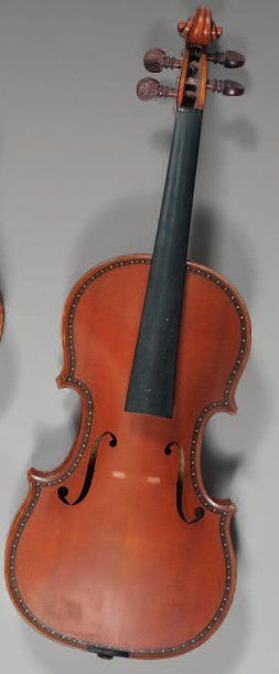 null Violon d'Alfred VIDOUDEZ fait à Genève en modèle du Stradivarius « Le Hellier...
