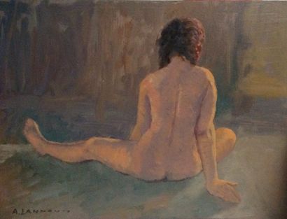 null Ensemble de nus féminins et portraits : Nu en contre-plongée, Nu dans l’atelier,...