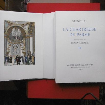 STENDHAL La Chartreuse de Parme.
Paris, Marcel Lubineau, 1970. Illustrations de H....