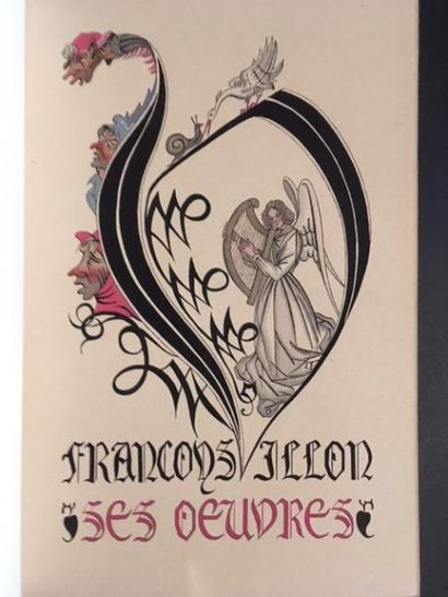 François VILLON Oeuvres.
Paris, Jean Porson, 1943. Illustré par Henri LEMARIÉ. Exemplaire...