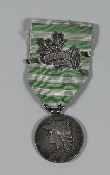 null Médaille commémorative de la deuxième
Expédition de Madagascar (1896), 30 mm,...