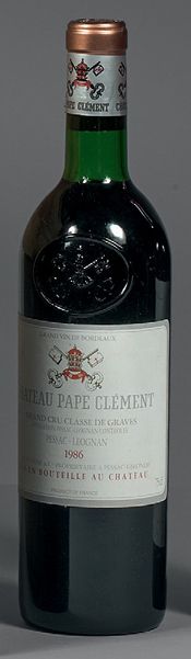 null 6 Bouteilles château PAPE CLÉMENT, grand vin de Bordeaux, grand cru classé de...
