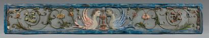null Bas-relief, exposition Universelle de 1900
Plâtre peint en polychromie, figurant...