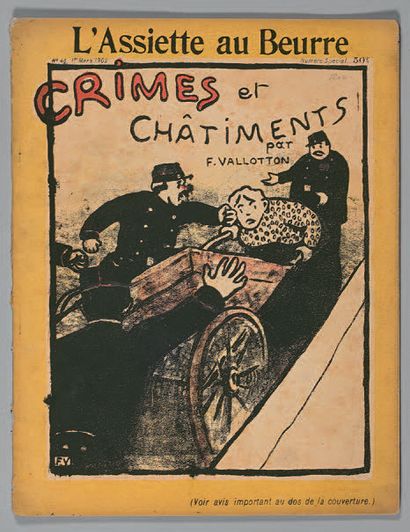 null L'Assiette au Beurre, n°48, 1er mars 1902, in-4, broché, couverture illustrée,...