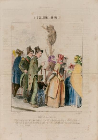 null Ensemble de documents variés . Numéros du Charivari comportant des dessins humoristiques:...