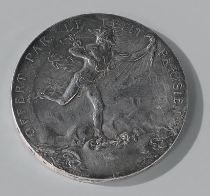 J.X. BRAYAT Médaille Argent, figurant à l'avers le dieu Hermès et portant l'inscription...