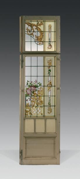 Louis TRÉZEL (1868-1912) dans le goût de Importante baie vitrée
Constituée de trois...
