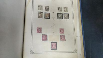 null FRANCE Émissions 1850/1900:
Petit album de timbres EMPIRE, CÉRÈS et SAGE, avec...