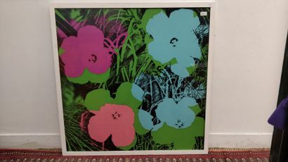 d'après Andy WARHOL (1928-1987) Flowers
Suite de sept sérigraphies en couleurs de...
