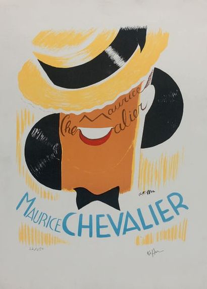 Charles KIFFER (1902-1992) Portrait de Maurice Chevalier
Maurice Chevalier et la...