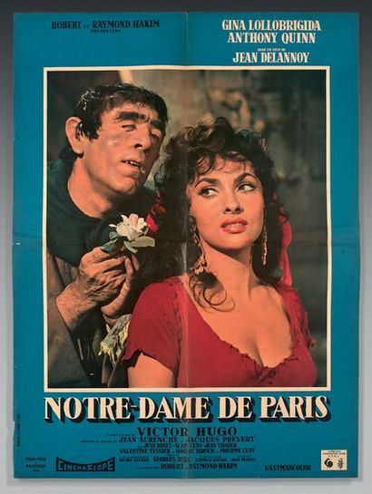 Jean MASCII (1926-2003) Les mystères de Paris
Affiche de cinéma du film d'André Hunebelle,...