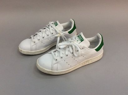 null ADIDAS 

Paire de sneakers lacées " Stan Smith " blanches, vertes, semelles...