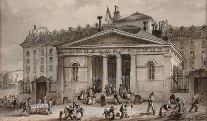 JACQUES ALPHONSE TESTARD (1810, 18??) Notre-Dame et l'ancien Hôtel-Dieu
Deux vues...