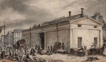 JACQUES ALPHONSE TESTARD (1810, 18??) Notre-Dame et l'ancien Hôtel-Dieu
Deux vues...