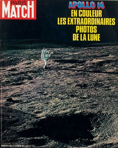 null DEUX NUMÉROS DE PARIS-MATCH L'un du 20 décembre 1969:
Apollo XII, 32h sur la...