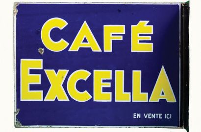 null EXCELLA Plaque émaillée pour le café Excella.
Format: rectangulaire, plat, double...