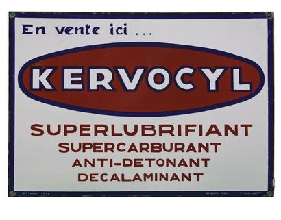 null KERVOCYL Plaque émaillée pour les huiles Kervocyl.
Format: rectangulaire, plat,...