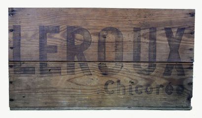 null LEROUX Wooden box for Leroux chicory.
Leroux chicory was introduced in 1858-1863.
This...