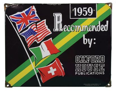 null OXFORD Plaque émaillée pour Oxford
Format: rectangulaire, plat, à rebords et...