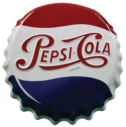null PEPSI-COLA Plaque émaillée pour les sodas Pepsi - Cola.
Le Brad's Drink, inventé...