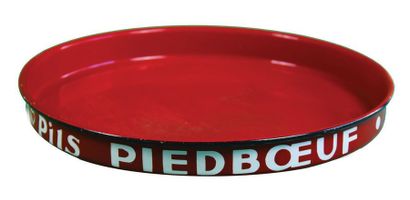 null PIEDBOEUF Enamel tray for Piedboeuf beer.
Beer created in 1853 by Jean-Théodore...