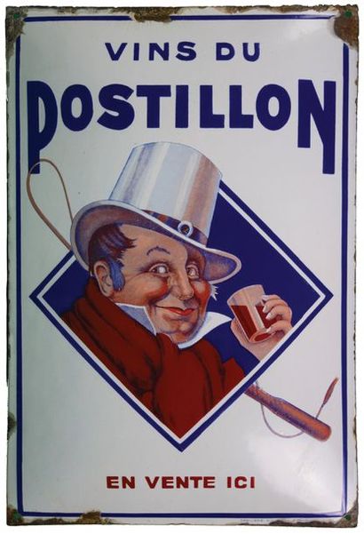 null POSTILLON Enamelled plate for the Wines of Le Postillon.
The wines of Le Postillon...