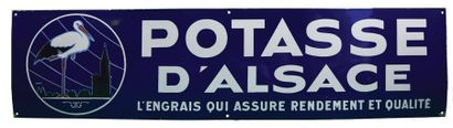 null POTASSE D'ALSACE Grand bandeau pour Potasse d'Alsace.
Format: rectangulaire,...