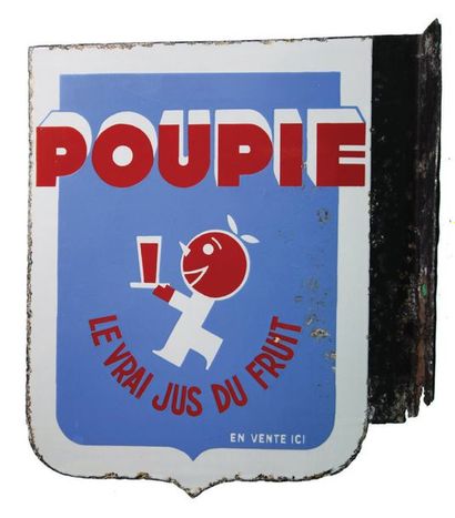 null DOUPIE Enamelled plate for Poupie fruit juices.
The fruit juice factory was...