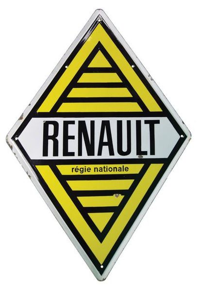 null RENAULT Plaque émaillée pour les automobiles Renault,
Régie Nationale.
L'entreprise...