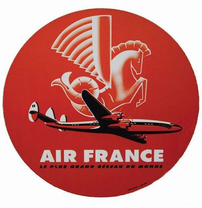 null AIR FRANCE Advertising cardboard for Air France.
Company created in 1933.
Format:...